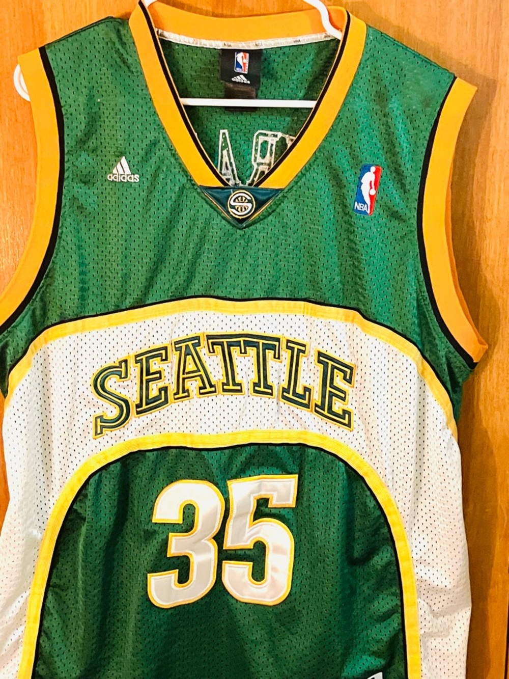 Adidas NBA Kevin Durant #35 Seattle Super Sonics Rookie Jersey Men’s XL Read - Picture 3 of 10